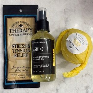 Jasmine Massage Oil, Bath Soak